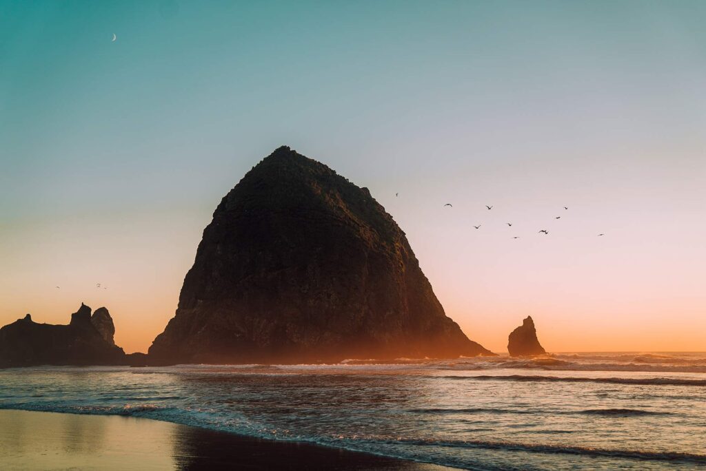 sunset cliff